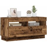 vidaXL TV ormarić LED boja staro drvo 80x35x40 cm konstruirano drvo Cijene