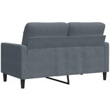  Dvosjed tamnosivi 120 cm baršunasti | shoptok.hr