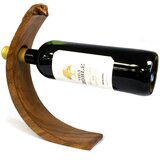  Leseno stojalo za vino – Gekon - Carved from one piece of Suar Wood Cene