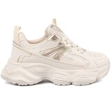 Shelvt Light beige sneakers with a thick sole | Shoptok.si
