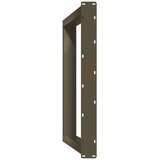  Noge za blagovaonski stol U-oblik 2 kom Prirodni čelik 80 x (72-73) cm Čelik | shoptok.hr