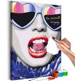  Slika za samostalno slikanje - Be Yourself Everyday 40x60 | shoptok.hr
