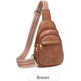 INF Šik barvna torba za čez telo za ženske Brown, (21781463) | Shoptok.si