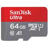 San Disk sdxc 64GB ultra micro 140MB/s A1 class 10 uhs-i sa adap. Cene'.'