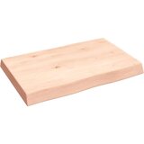 vidaXL Stolna ploča 60x40x6 cm netretirana hrastovina sa živim rubom | shoptok.hr