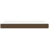  Vzmetnica z žepkasto vzmetjo temno rjava 90x190x20 cm blago, (20792283) | Shoptok.si