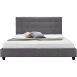 Bessagi Home Oblazinjena Postelja Frederico, Siva, 180 X 200 Cm | Shoptok.si
