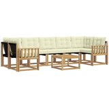 vidaXL Zunanja garnitura za sedenje z blazino 8 pcs, (5000282680) | Shoptok.si