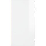  Komoda sjajna bijela 70x35,5x67,5 cm od konstruiranog drva | shoptok.hr