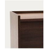 Kave Home Rjava komoda v orehovem dekorju 200x80x45 cm Onix – | Shoptok.si