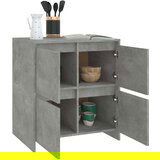  Komoda betonsko siva 70x41x75 cm iverna plošča, (20955708) | Shoptok.si