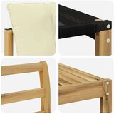  Set vanjskih sofa 9 kom. Bijela i krem | shoptok.hr