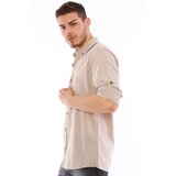 Dewberry G721 MEN'S SHIRT-BEIGE | shoptok.hr