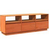 TV ormarić voštano smeđi 140 x 37 x 50 cm od masivne borovine | shoptok.hr
