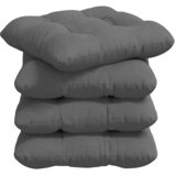  Jastučići za sjedenje 4 pcs Tamno siva 40 x 40 cm | shoptok.hr