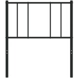 Metalno uzglavlje crno 90 cm | shoptok.hr