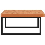  Zidna polica za umivaonik od čelika i masivne bukovine Smeđa 100 x 60 x 4 cm | Shoptok.si