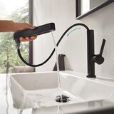 Hansgrohe 76063670 Finoris Click-Clack visoka izvlečna armatura za umivalnik | Shoptok.si