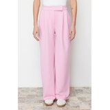 TRENDYOLMILLA ženske pantalone TWOAW24PL00177, roze-roze Cene