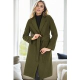Dewberry Z6628 WOMEN'S COAT-KHAKI-1 | shoptok.hr