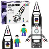 Magnetic Construction Blocks Space Rocket Figures 26 pcs. Cijene