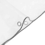 vidaXL Prozorna ponjava z očesci 2x3 m polietilen | Shoptok.si