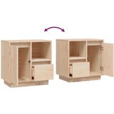  Noćni ormarić 50 x 34 x 50 cm od masivne borovine | shoptok.hr