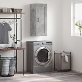 The Living Store Stenska omarica betonsko siva 34,5x34x90 cm inženirski les - Stenska Omarica, (21435695) | Shoptok.si