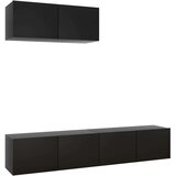 vidaXL TV ormarići 3 kom crni od iverice | shoptok.hr