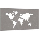  Vrtni zidni ukras 105x55 cm čelik COR-TEN uzorak karte svijeta | Eponuda.ba