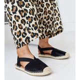 Gemre Black espadrilles with an open heel Tharna | Shoptok.si