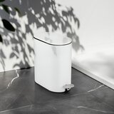 Wenko Mat bijela željezna kanta za smeće s pedalom 5 l Collungo – | shoptok.hr