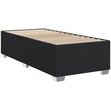  s oprugama i madracem crni 80 x 200 cm od umjetne kože | shoptok.hr
