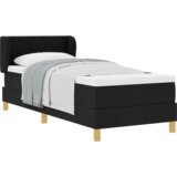 Box Spring Krevet s Madracem Crni 80x200 cm Tkanina | shoptok.hr