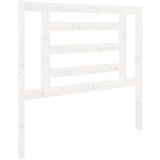 Maison Chic posteljno vzglavje - vzglavna omarica - nočna omarica belo 96x4x100 cm trdna borovina, (21706150) Cene