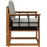  Set vanjskih sofa Čvrsto drvo akacije i Textilene | shoptok.hr
