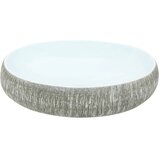 Nadgradni umivaonik sivo-plavi ovalni 59x40x15 cm keramički | shoptok.hr