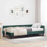  Kotni okvir postelje z matrico Drugo 2 pcs Zelena Žamet, (5000123345) | Shoptok.si