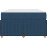  Konstrukcija postelje z vzmetnico Modra 120 x 200 cm blago, (5000123963) | Shoptok.si