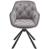 Premium Living naslanjač eileen, siva | Shoptok.si