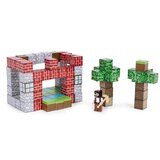  Magnetni set kockica za djecu – 96 dijelova, ružičasti dvorac | shoptok.hr