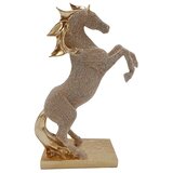 Schafer Schäfer dekorativna figurica konj zlatna 33 cm Cheval | shoptok.hr