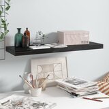 vidaXL plutajuća zidna polica visoki sjaj crna 80 x 23,5 x 3,8 cm MDF Cijene