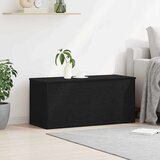  Kutija za spremanje s pohranom Crni hrast 100 x 42 x 46 cm | Eponuda.ba