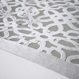 Catherine Lansfield Krem/sivo-bež posteljina za bračni krevet/za produženi krevet od samta 230x220 cm Lattice Cut – | shoptok.hr
