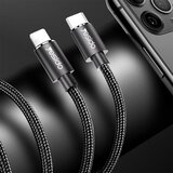 Yesido - Podatkovni kabel (CA-56) - Type-C na Lightning, 18W, 2.4A, 1.2m - crni | shoptok.hr