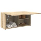 vidaXL Kupaonski zidni ormarić sonoma hrast 60x25x30 cm izrađeno drvo Cijene