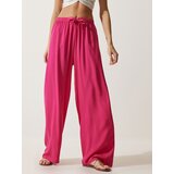 Happiness İstanbul Ženske Fuksija Letnje Viskoza Regular fit Pantalone EN00610, Fuksija / Roze | Eponuda.com