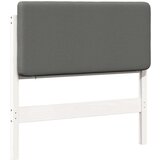  Tapecirani uzglavlje s uzglavljem Bijela i svijetlo siva 75 cm - Bijela i svijetlosiva 75 cm | shoptok.hr