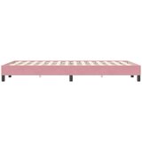 Box Spring krevet bez madracem ružičasti 120x220 cm samt | shoptok.hr